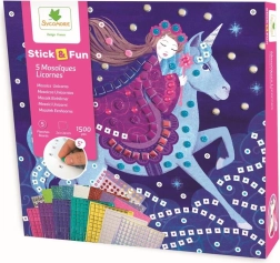 Stick & Fun set de mosaico Unicornios
