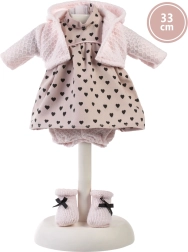 Llorens conjunto de ropa para muñeca 33 cm – set de 4 piezas