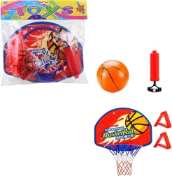 Canasta de baloncesto con accesorios para niños