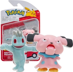 Pokemon Machop y Snubbull – pack de figuras de batalla coleccionables