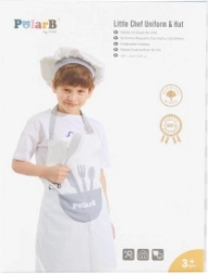 Delantal y gorro de cocina para niños