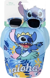 Gorra infantil con gafas Stitch