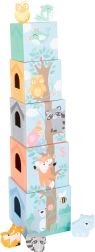 Torre apilable pastel con animalitos small foot