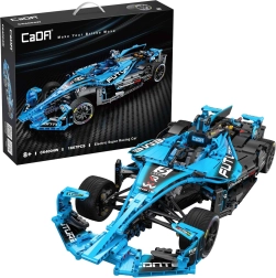 Kit de construcción CaDA coche de carreras 60 cm – Electric Super Racing Car, azul, 1667 piezas