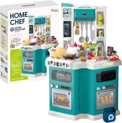 Gran cocina infantil Home Chef con sonidos y luces, 109 accesorios