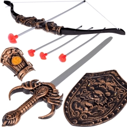 Fantástico set de armas de caballero para niños