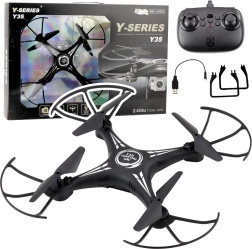 Dron con control remoto, ligero y ágil, con giroscopio y LED