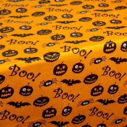 Mantel de mesa de franela para Halloween, 132 × 178 cm