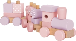 Trencito de madera rosa Small Foot