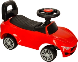 Correpasillos con forma de coche con sonidos y luces – Rojo