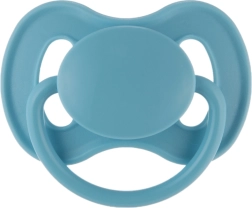 Chupete de caucho Canpol babies cereza NUDE 0–6 meses, azul