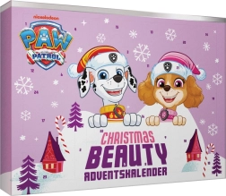 Calendario de adviento cosmético infantil de La Patrulla Canina, rosa