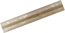 Plantilla escolar de letras KOH-I-NOOR 1,0 cm