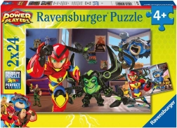 Puzzle Ravensburger Héroes en acción 2x24 piezas