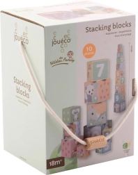 Bloques apilables de madera para niños