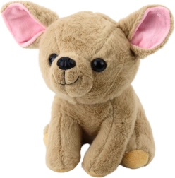 Peluche Chihuahua beige 22 cm