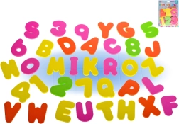 Letras y números de espuma para la bañera – set educativo 36 uds.