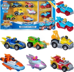 Paw Patrol Mighty Pups set de regalo de 8 vehículos metálicos True Metal