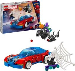 LEGO® Marvel 76279 Coche de carreras de Spider-Man y Venom Duende Verde