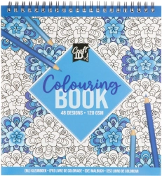 Libro para colorear Azul 21x20 cm