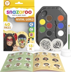 Snazaroo set de pinturas para cara y cuerpo Mundo animal