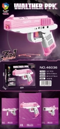 Kit de construcción de pistola rosa (237 piezas)