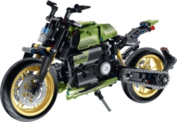IM.Master kit de construcción de motocicleta con cadena móvil y amortiguadores