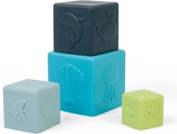 Bigjigs Toys cubos apilables con motivos marinos