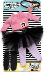 Guca conjunto de ropa para muñeca Penelope 34 cm – set de 5 piezas