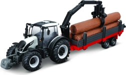 Set de granja: tractor VALTRA N174 con 3 remolques, 10 cm