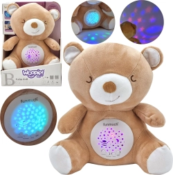 Woopie Baby oso de peluche con proyector y nanas 2 en 1