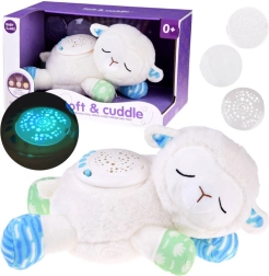 Oveja de peluche con proyector de estrellas y nanas