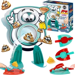 Woopie juego familiar de habilidad Disparar cacas al inodoro