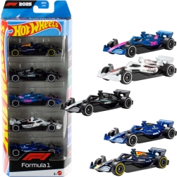 Hot Wheels Fórmula 1 conjunto de coches a escala 1:64 - 5 unidades