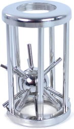 Rompecabezas erizo en la jaula – metálico