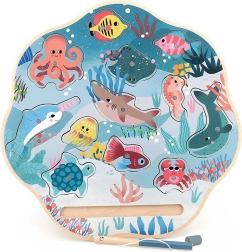 Juego magnético de pesca en el océano