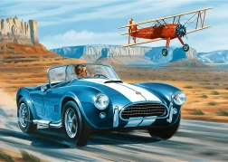 Puzzle Trefl Premium Plus Tea Time: carrera en el desierto 1000 piezas