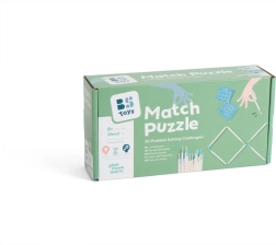 Rompecabezas de palitos de madera tipo cerillas – juego lógico para niños a partir de 8 años
