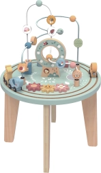 Mesa de actividades Montessori de madera TOOKY TOY con laberinto motriz