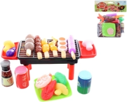 Juego de comida con parrilla para niños