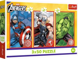 Puzzle 3x50 Disney Marvel The Avengers – tu héroe