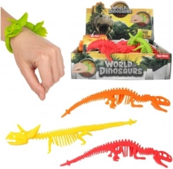 Pulsera elástica de silicona dinosaurio – pulsera antiestrés para niños