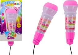 Micrófono infantil con efecto de eco, rosa o azul