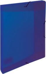 Caja con goma Opaline azul