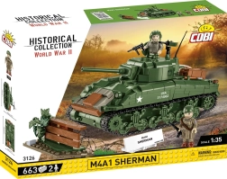 Set de construcción del tanque M4A1 Sherman 1:35 – 663 piezas