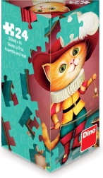 Puzzle Dino El gato con botas 24 piezas