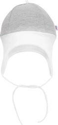 Gorrito para bebé New Baby The Best, gris