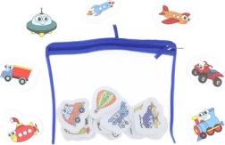 Pegatinas acuáticas con medios de transporte para niños para bañera y piscina