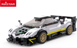 Kit de construcción de coche 1:28 PAGANI ZONDA R de Rastar, blanco