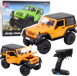 Coche RC todoterreno JEEP Wrangler Rock Crawler 1:14 – naranja